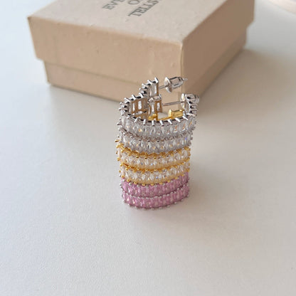 [LUCKY LOVE]Radiant Heart Cutout Earrings
