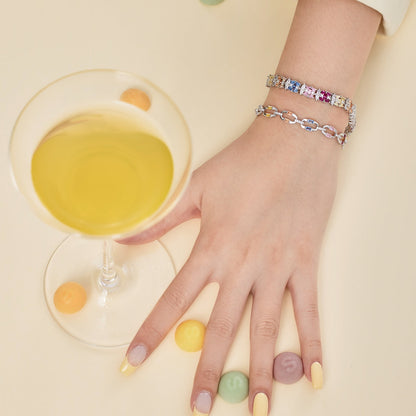 [LUCKY LOVE]Dazzling Colorful Daily Bracelet