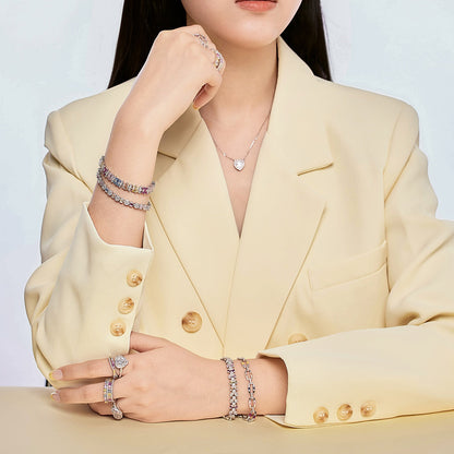 [LUCKY LOVE]Dazzling Colorful Daily Bracelet