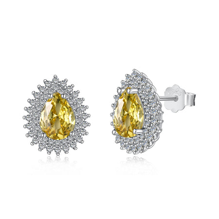 [LUCKY LOVE]Delicate Gorgeous Pear Cut Daily Earrings