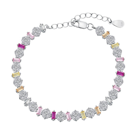 [LUCKY LOVE]Radiant Colorful Round Shape Daily Bracelet