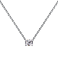 [LUCKY LOVE]4.0 Carat Elegant Radiant Cut Necklace