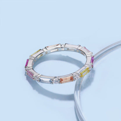 [LUCKY LOVE]Lively In Shades Elegant Radiant Cut Daily Ring