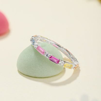 [LUCKY LOVE]Lively In Shades Elegant Radiant Cut Daily Ring