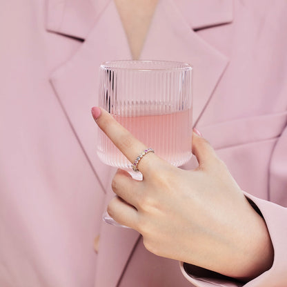 [LUCKY LOVE]Exquisite Colorful Round Cut Party Ring