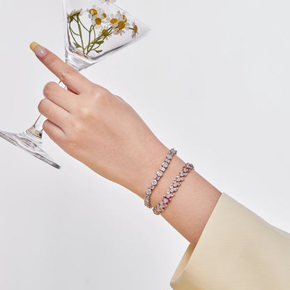 [LUCKY LOVE]Dainty Exquisite Flower Shape Daily Bracelet