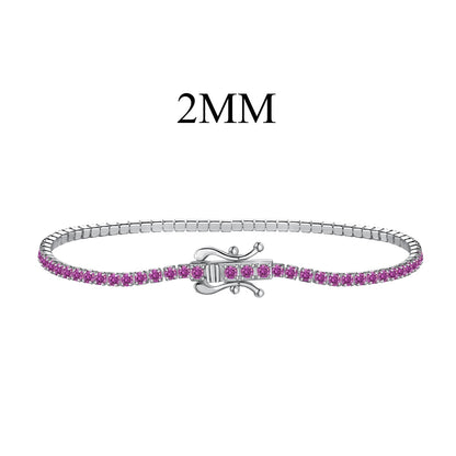 [LUCKY LOVE]Radiant Colorful Round Cut Party Bracelet