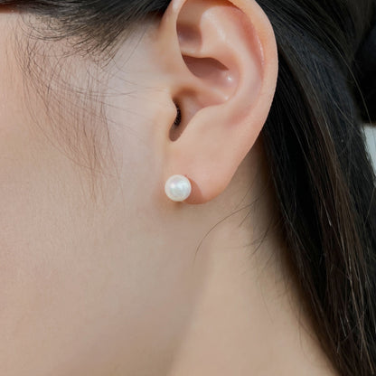 [LUCKY LOVE]Delicate Pearl Earrings