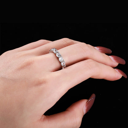 [LUCKY LOVE]Eternity Round Cut Tennis Ring