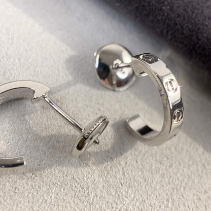 [LUCKY LOVE]LOVE EARRINGS 2.65MM SILVER