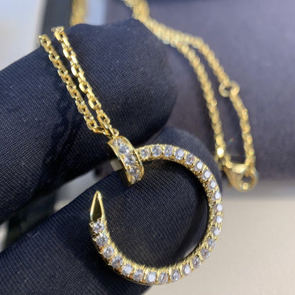 [LUCKY LOVE]JUSTE NECKLACE GOLD DIAMONDS