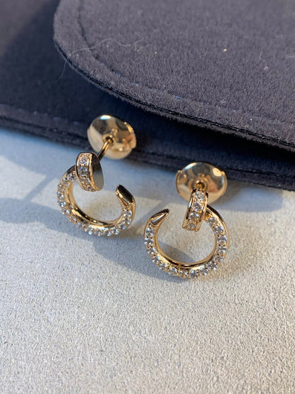 [LUCKY LOVE]JUSTE EARRINGS GOLD DIAMONDS