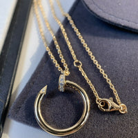 [LUCKY LOVE]JUSTE NECKLACE PINK GOLD