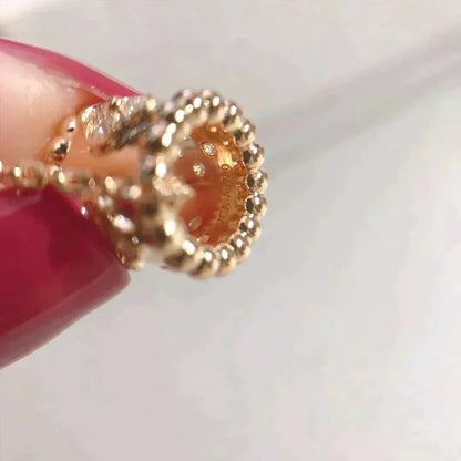 [LUCKY LOVE]PERLEE PEDANT NECKLACE GOLD / ROSE GOLD