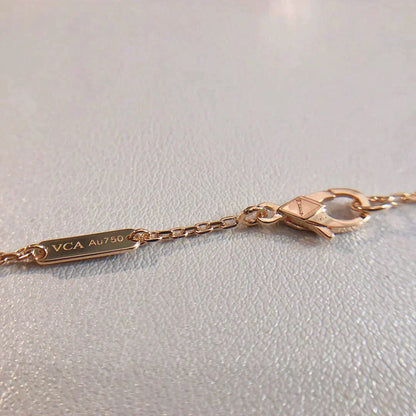 [LUCKY LOVE]PERLEE PEDANT NECKLACE GOLD / ROSE GOLD