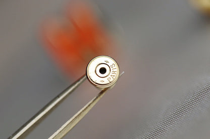 [LUCKY LOVE]MINI POP H EARRINGS ORANGE