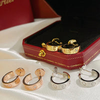 [LUCKY LOVE]LOVE EARRINGS 5.7MM 2 DIAMONDS