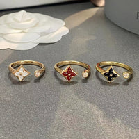 [LUCKY LOVE]STAR 1 DIAMOND OPEN RING