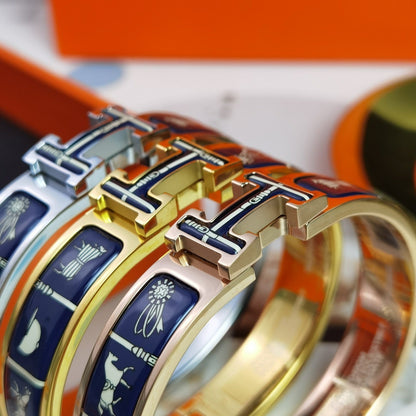 [LUCKY LOVE]H COUVERTURES DARK BLUE BRACELET