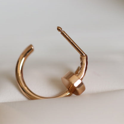 [LUCKY LOVE]JUSTE EARRINGS PINK GOLD