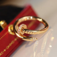 [LUCKY LOVE]JUSTE RING 2.65MM GOLD DIAMOND