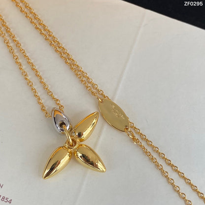[LUCKY LOVE]LOUISETTE PEDANT GOLD NECKLACE
