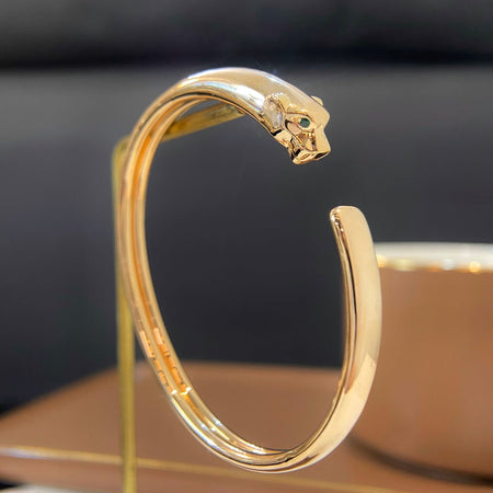 [LUCKY LOVE]PANTHERE GOLD OPEN BRACELET