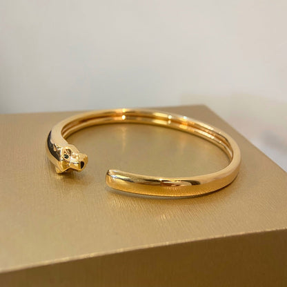 [LUCKY LOVE]PANTHERE GOLD OPEN BRACELET