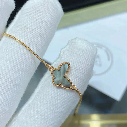 [LUCKY LOVE]BUTTERFLY DARK MOP BUTTERFLY BRACELET