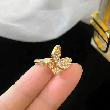 [LUCKY LOVE]BUTTERFLY DIAMOND RING