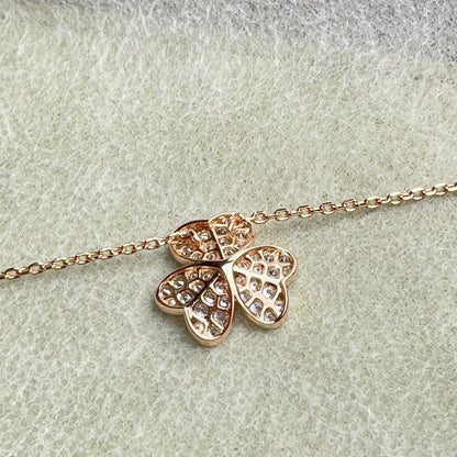 [LUCKY LOVE]FLOWER DIAMOND NECKLACE