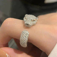 [LUCKY LOVE]PANTHERE 5.5MM ALL DIAMOND RING