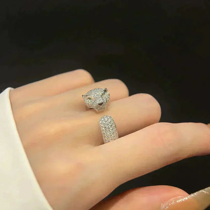 [LUCKY LOVE]PANTHERE 5.5MM ALL DIAMOND RING