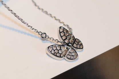 [LUCKY LOVE]BUTTERFLY DIAMOND NECKLACE