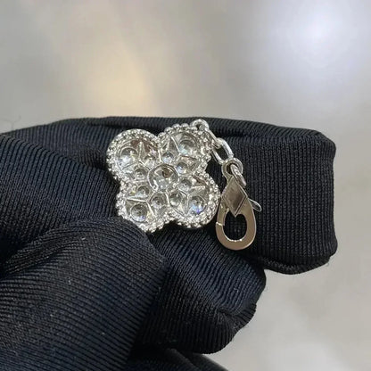 [LUCKY LOVE] CLOVER 5 MOTIF FULL DIAMOND BRACELET COLLECTION