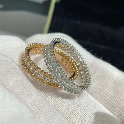 [LUCKY LOVE]PERLEE DIAMOND ROSE GOLD RING