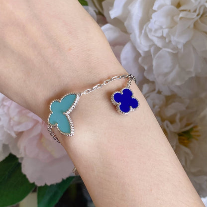 [LUCKY LOVE]LUCKY SPRING SILVER BRACELET 4 MOTIF