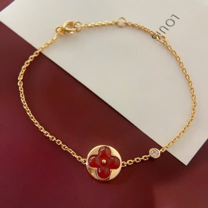 [LUCKY LOVE]SUN PEDANT CARNELIAN BRACELET