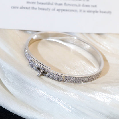 [LUCKY LOVE]KELLY BRACELET DIAMOND PAVED