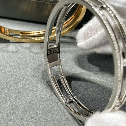 [LUCKY LOVE]MOVE 10TH PAVED DIAMOND BRACELET
