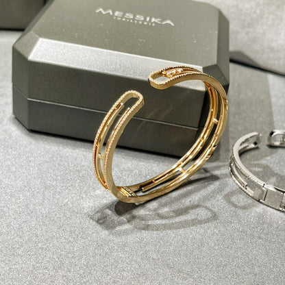 [LUCKY LOVE]MOVE 10TH PAVED DIAMOND BRACELET