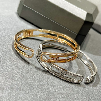 [LUCKY LOVE]MOVE 10TH PAVED DIAMOND BRACELET