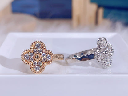[LUCKY LOVE]CLOVER DIAMOND RING