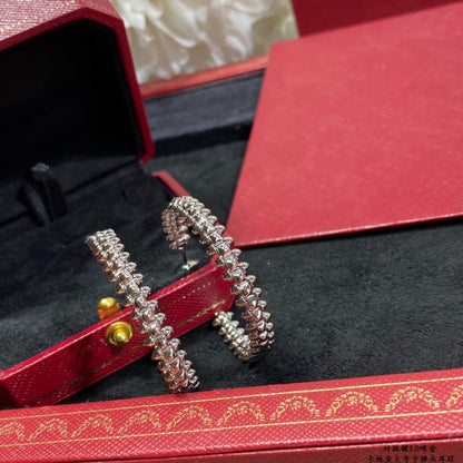 [LUCKY LOVE]CLASH LARGE HOOP EARRINGS