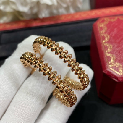 [LUCKY LOVE]CLASH LARGE HOOP EARRINGS