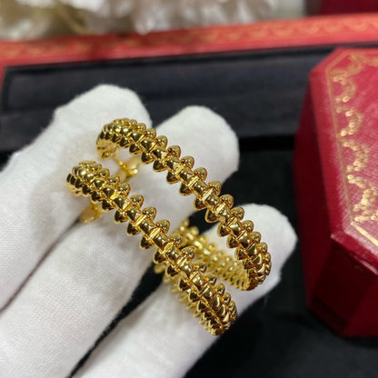 [LUCKY LOVE]CLASH LARGE HOOP EARRINGS