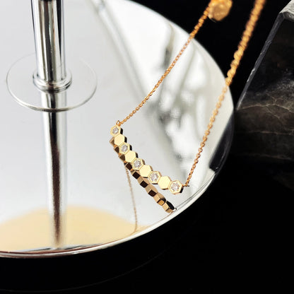 [LUCKY LOVE]BEE MY LOVE DIAMOND NECKLACE