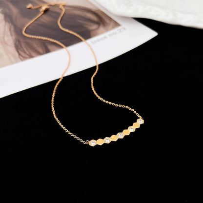 [LUCKY LOVE]BEE MY LOVE DIAMOND NECKLACE