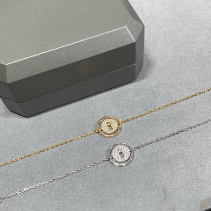 [LUCKY LOVE]LUCKY MOVE DIAMOND PAVED BRACELET