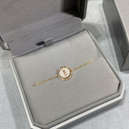 [LUCKY LOVE]LUCKY MOVE DIAMOND PAVED BRACELET
